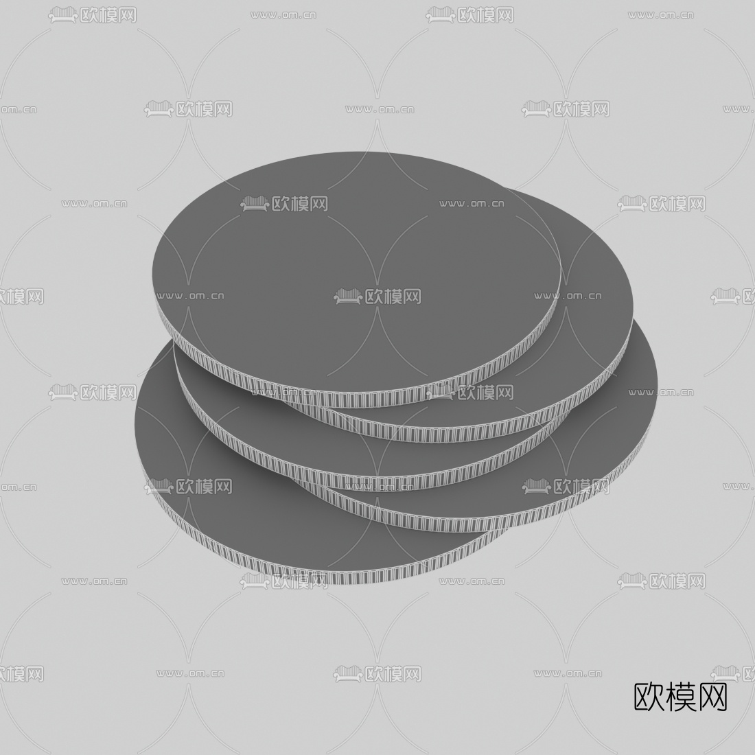 欧式硬币免费3d模型