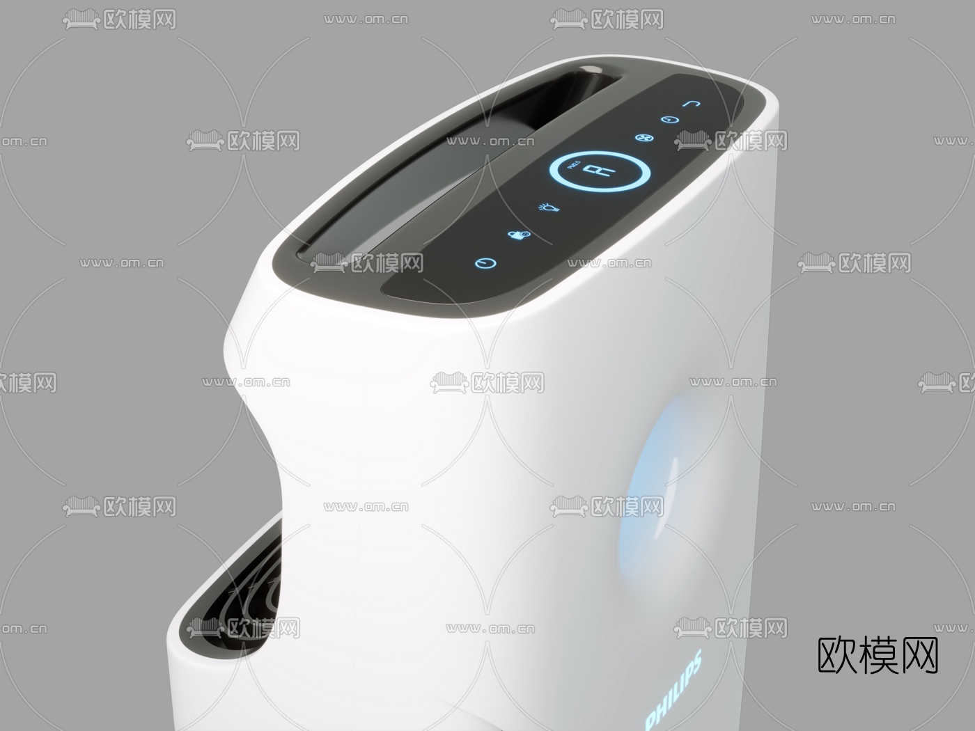 现代飞利浦空气净化器3d模型