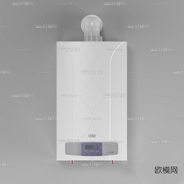 现代热水器免费3d模型