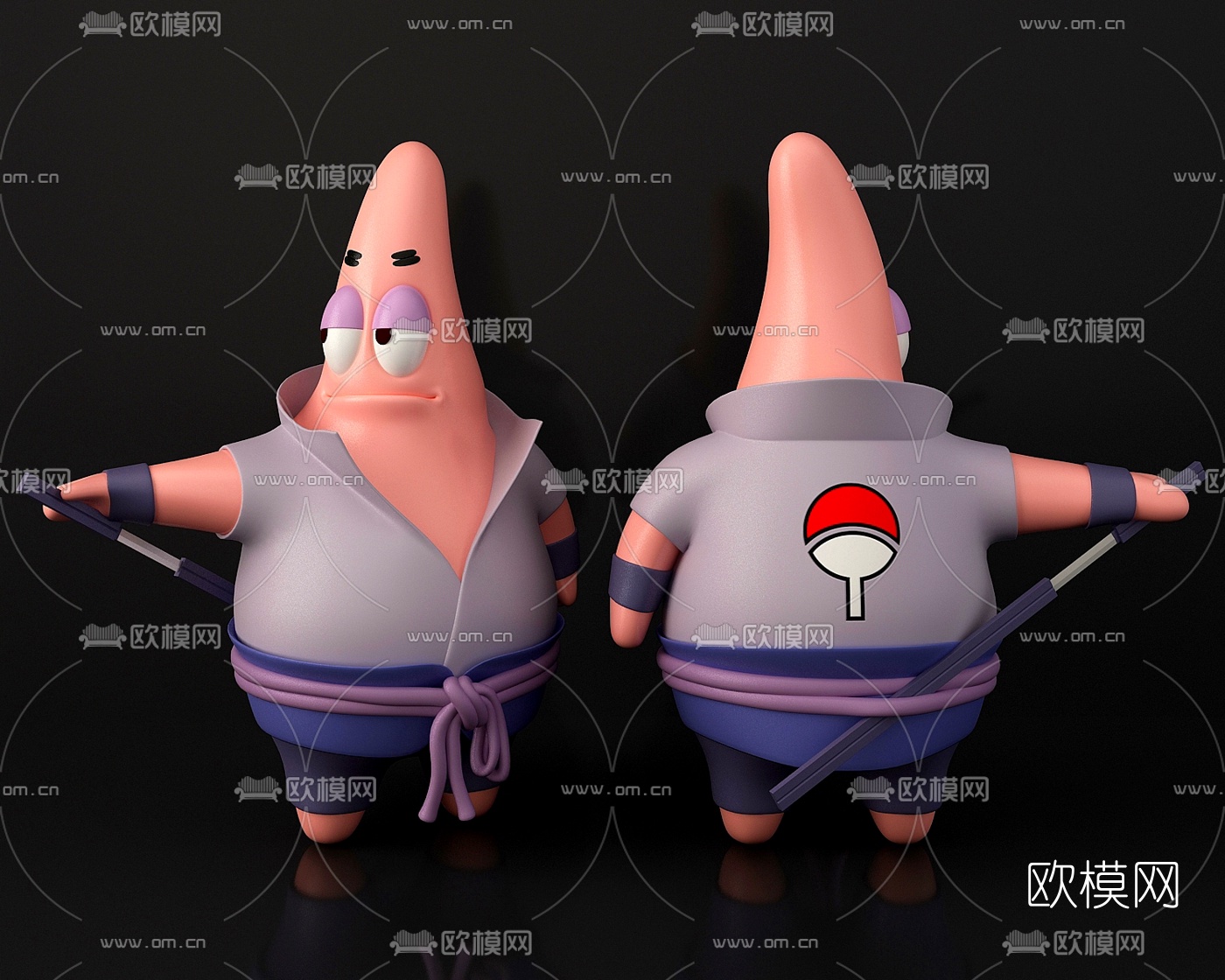 现代卡通海绵宝宝玩具3d模型下载