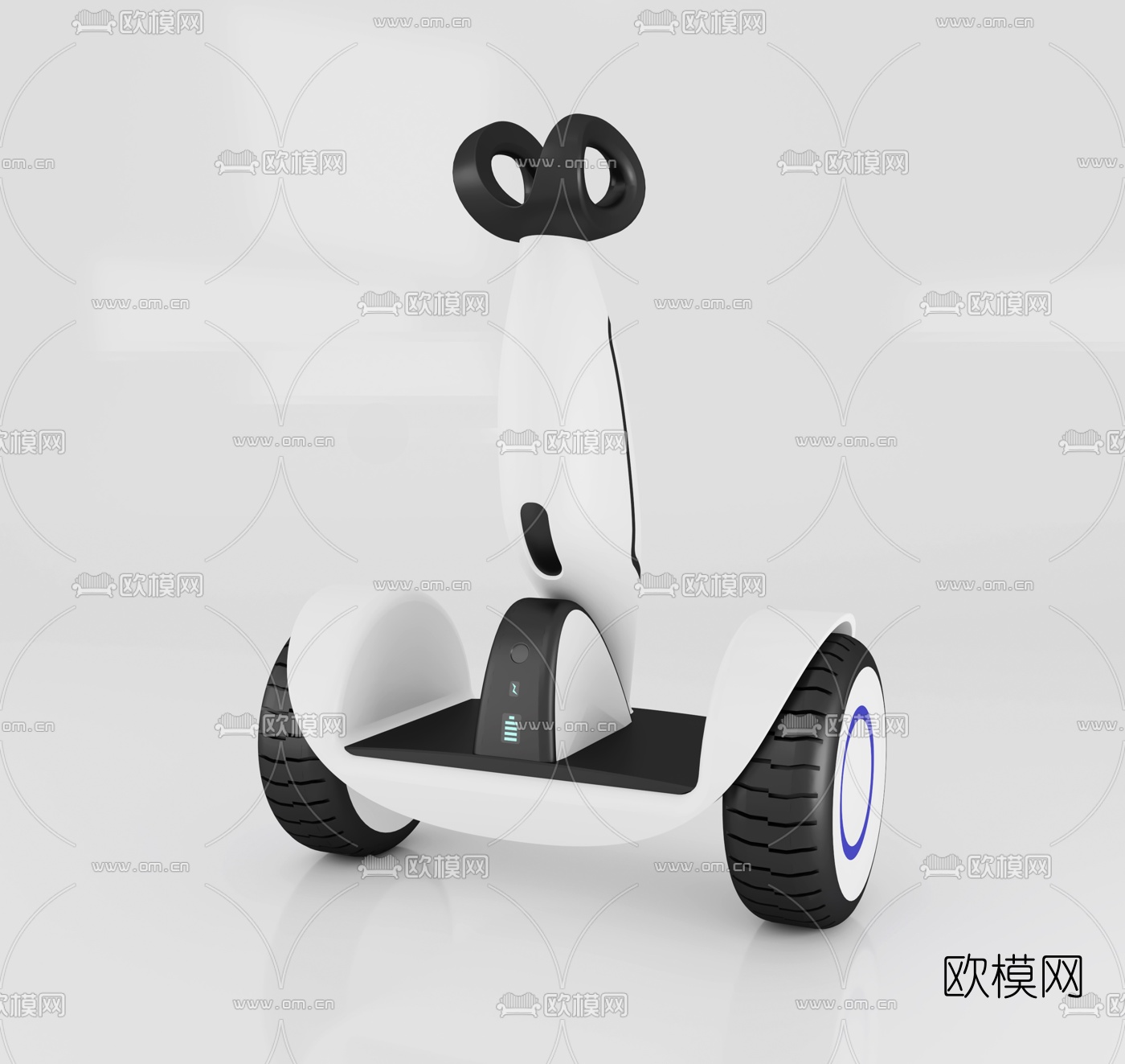 现代平衡车3d模型下载（渲染图1）