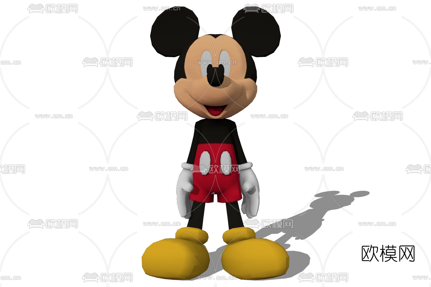 现代布艺公仔玩具su模型下载