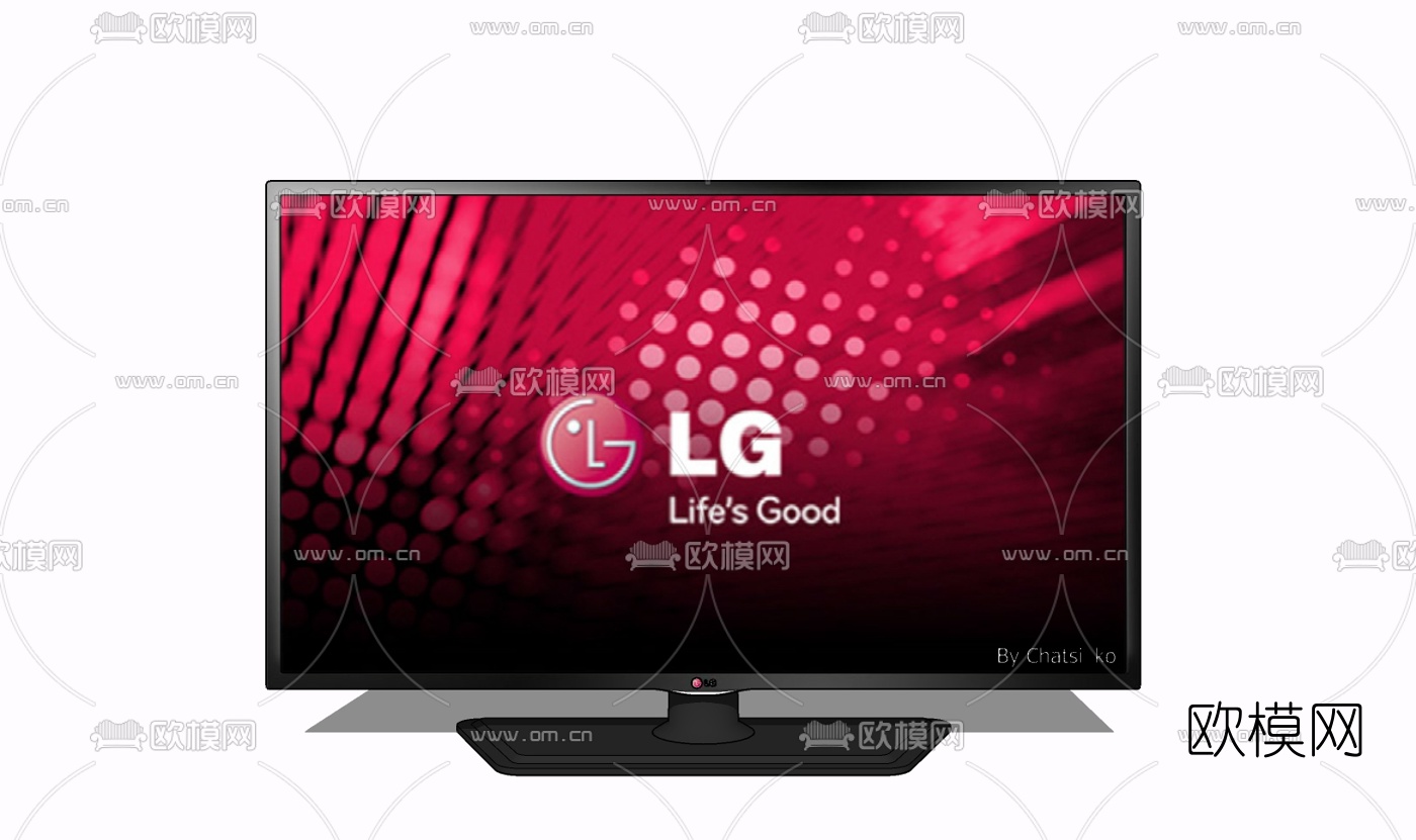 现代液晶电视免费su模型下载