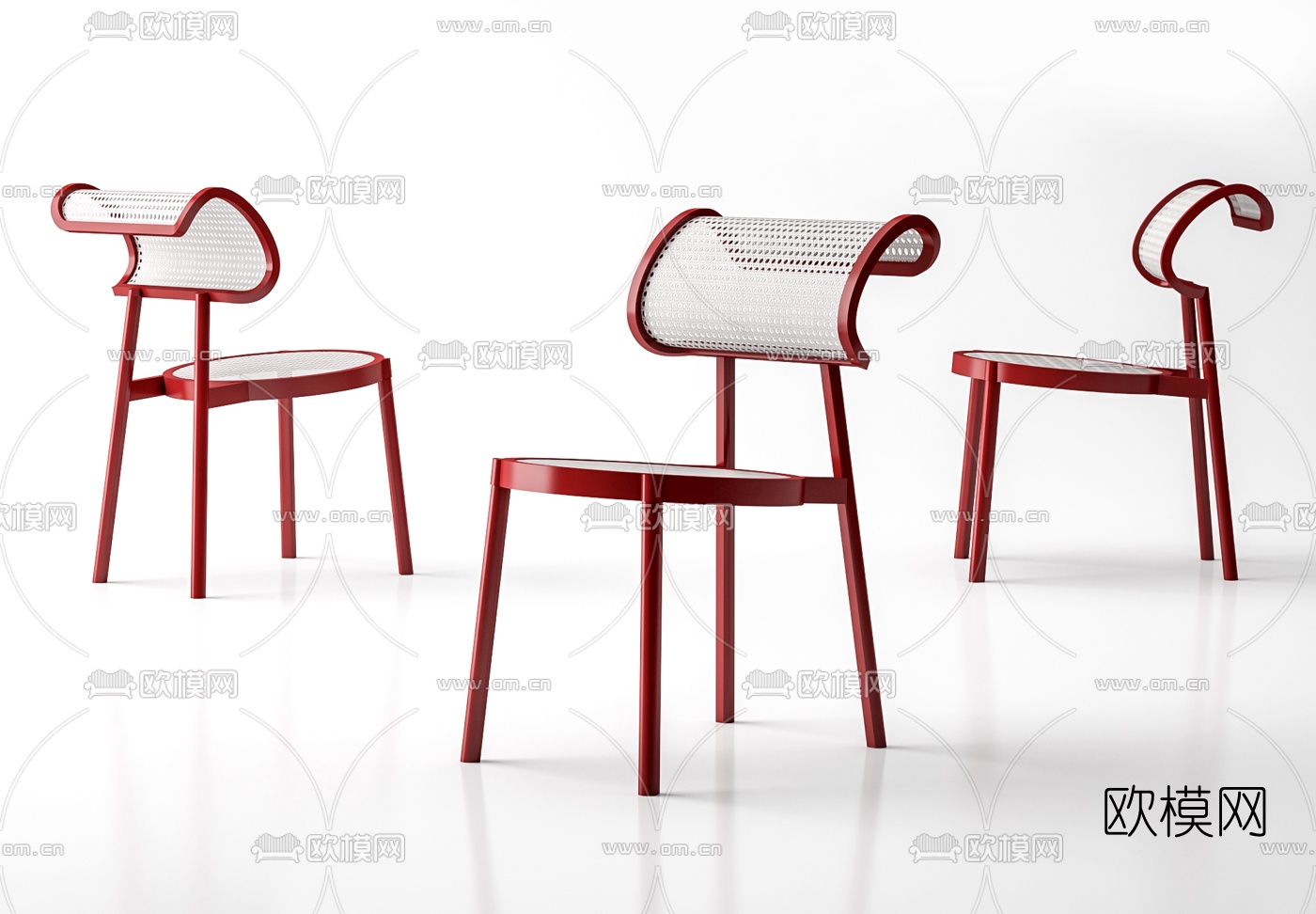 现代个性休闲椅3d模型下载