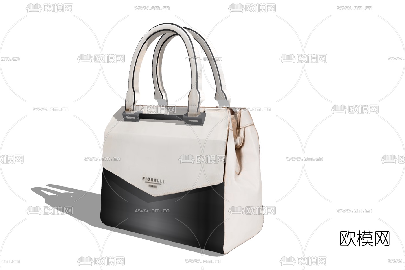 现代皮革手提包免费su模型下载