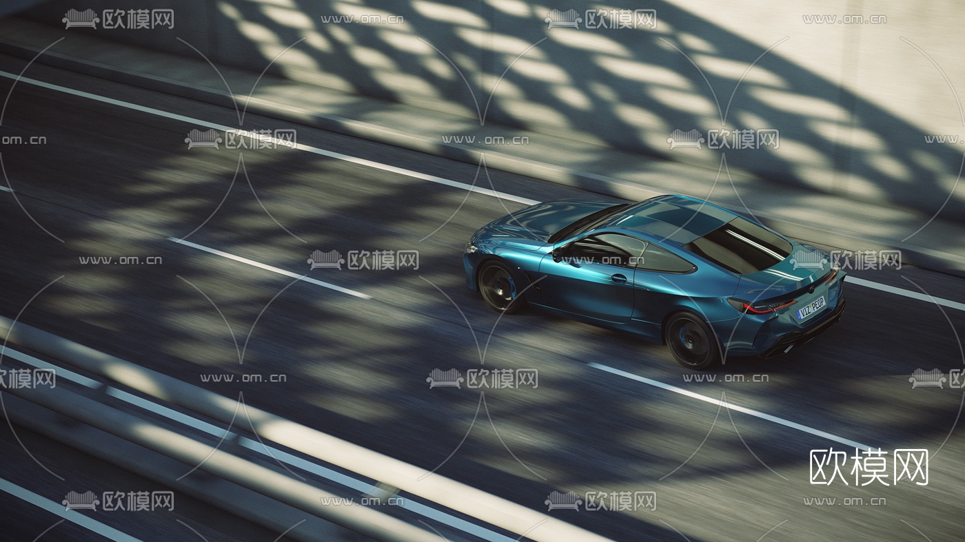 现代宝马汽车3d模型