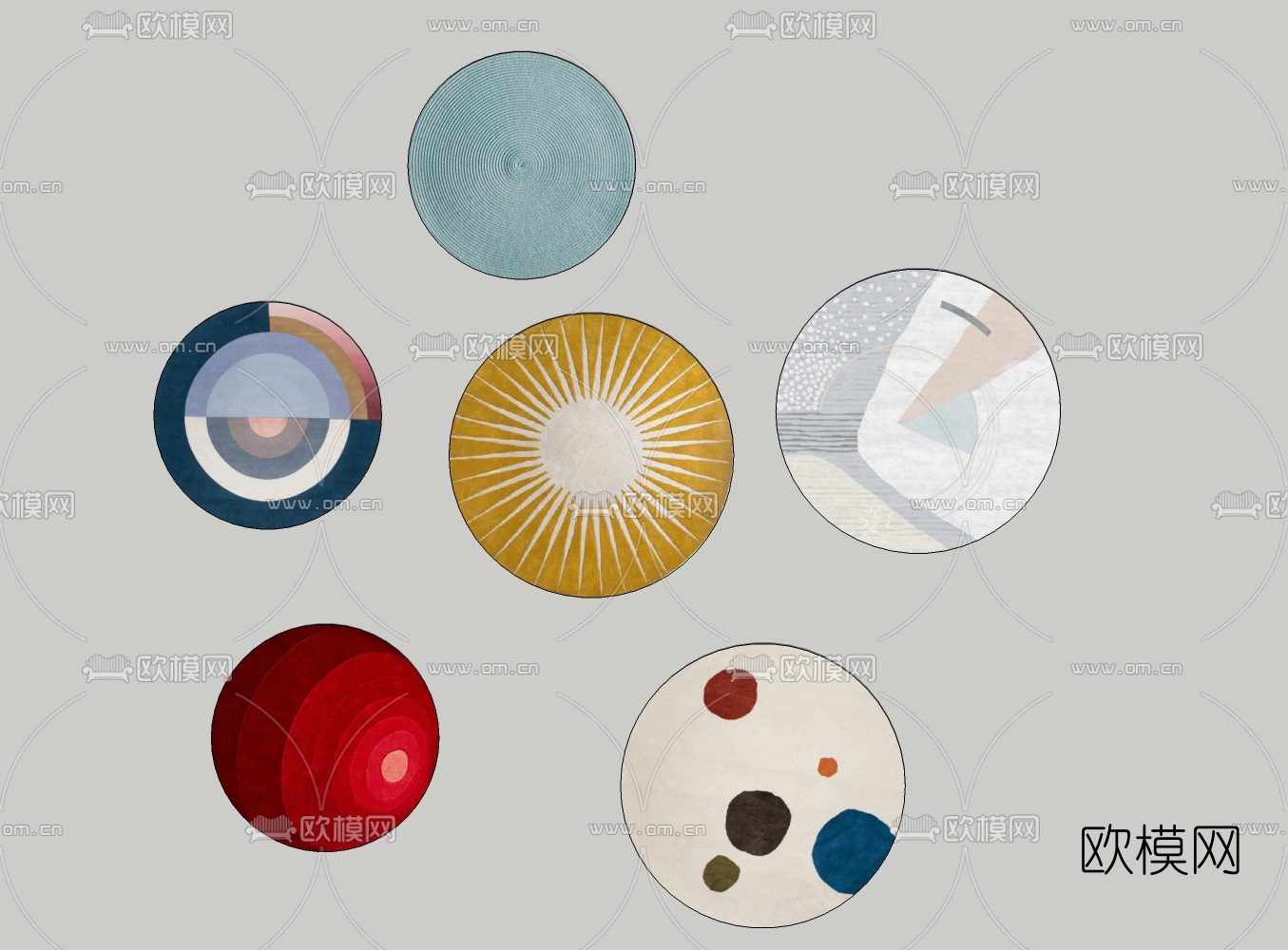 地毯su模型下载