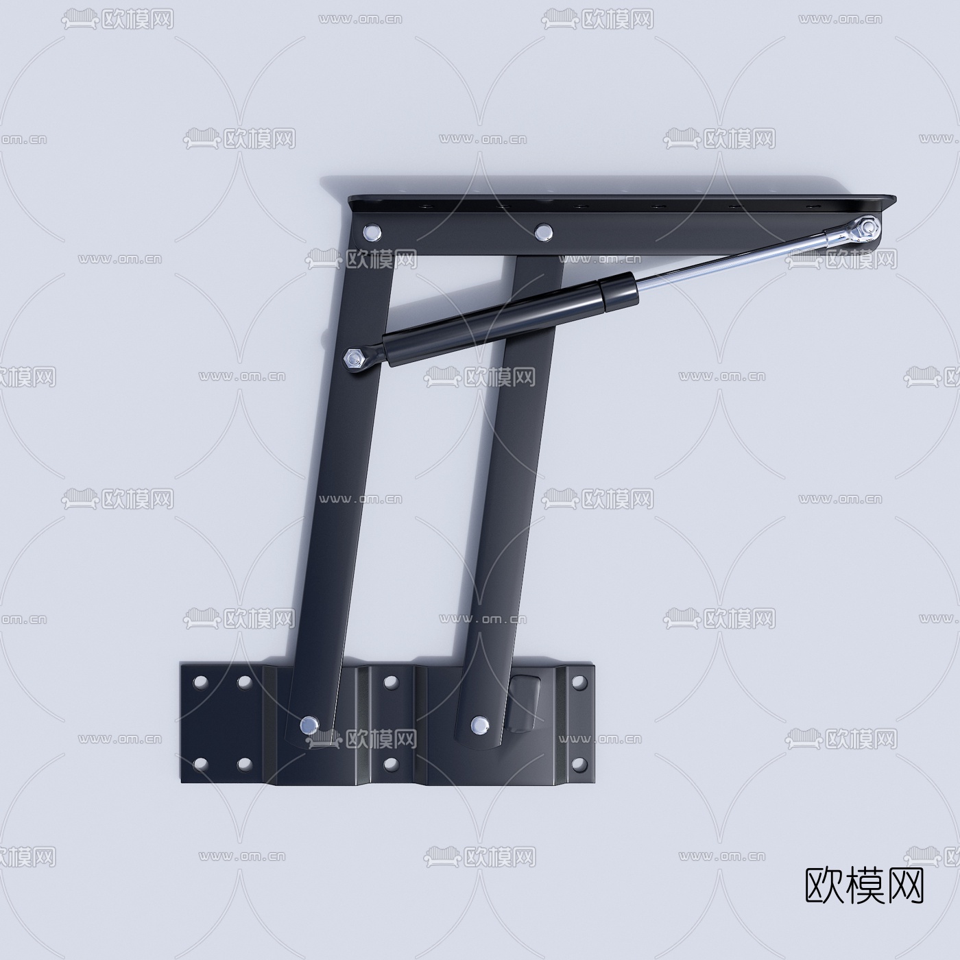 现代液压升降器3d模型