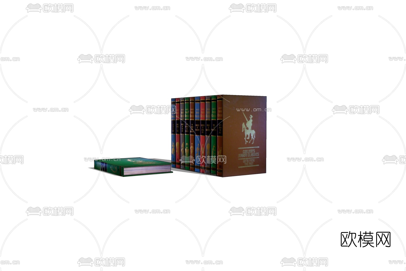 现代书籍免费su模型下载