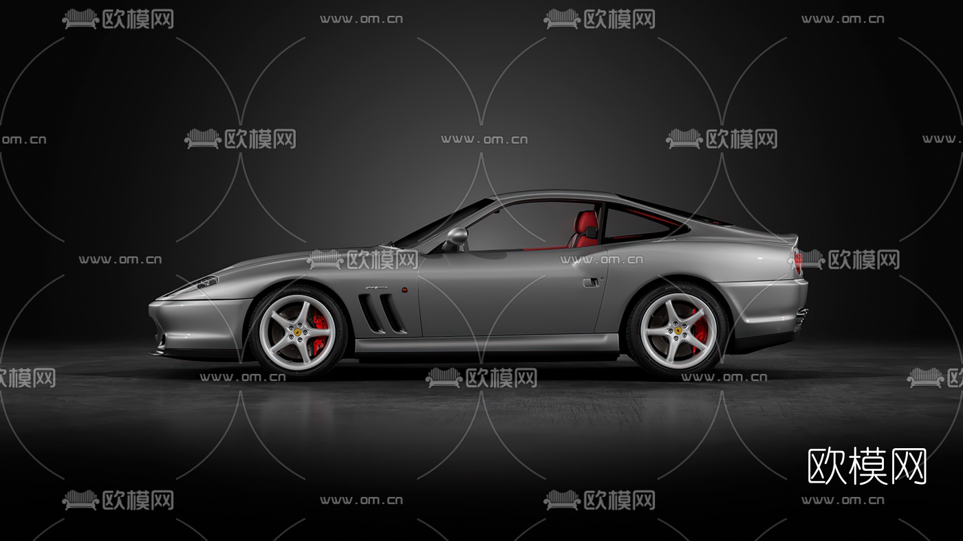 现代法拉利跑车3d模型