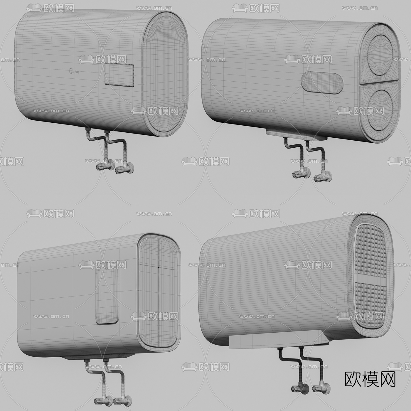 现代热水器3d模型