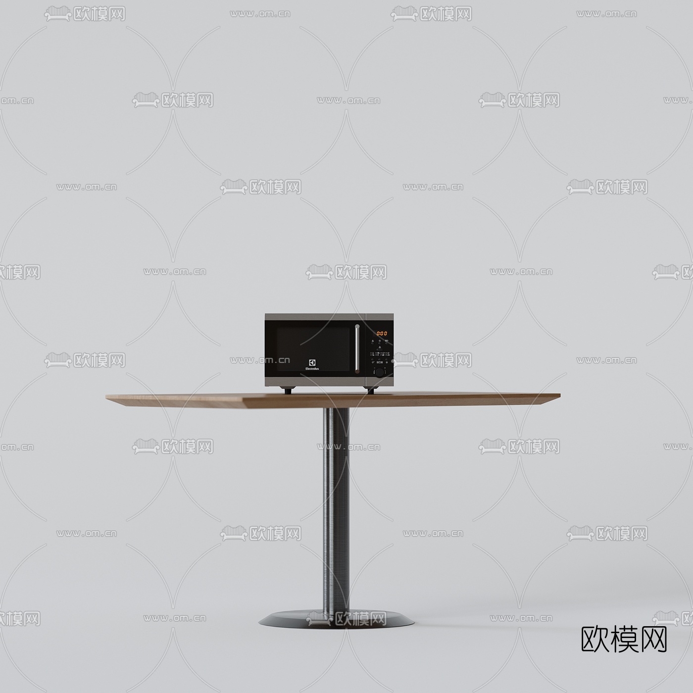 现代微波炉3d模型