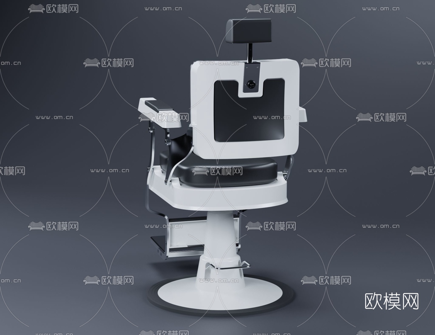 现代理发椅3d模型