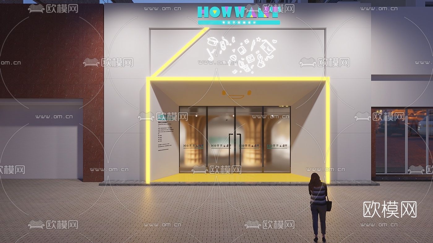 北欧生活馆展厅3d模型下载（渲染图1）
