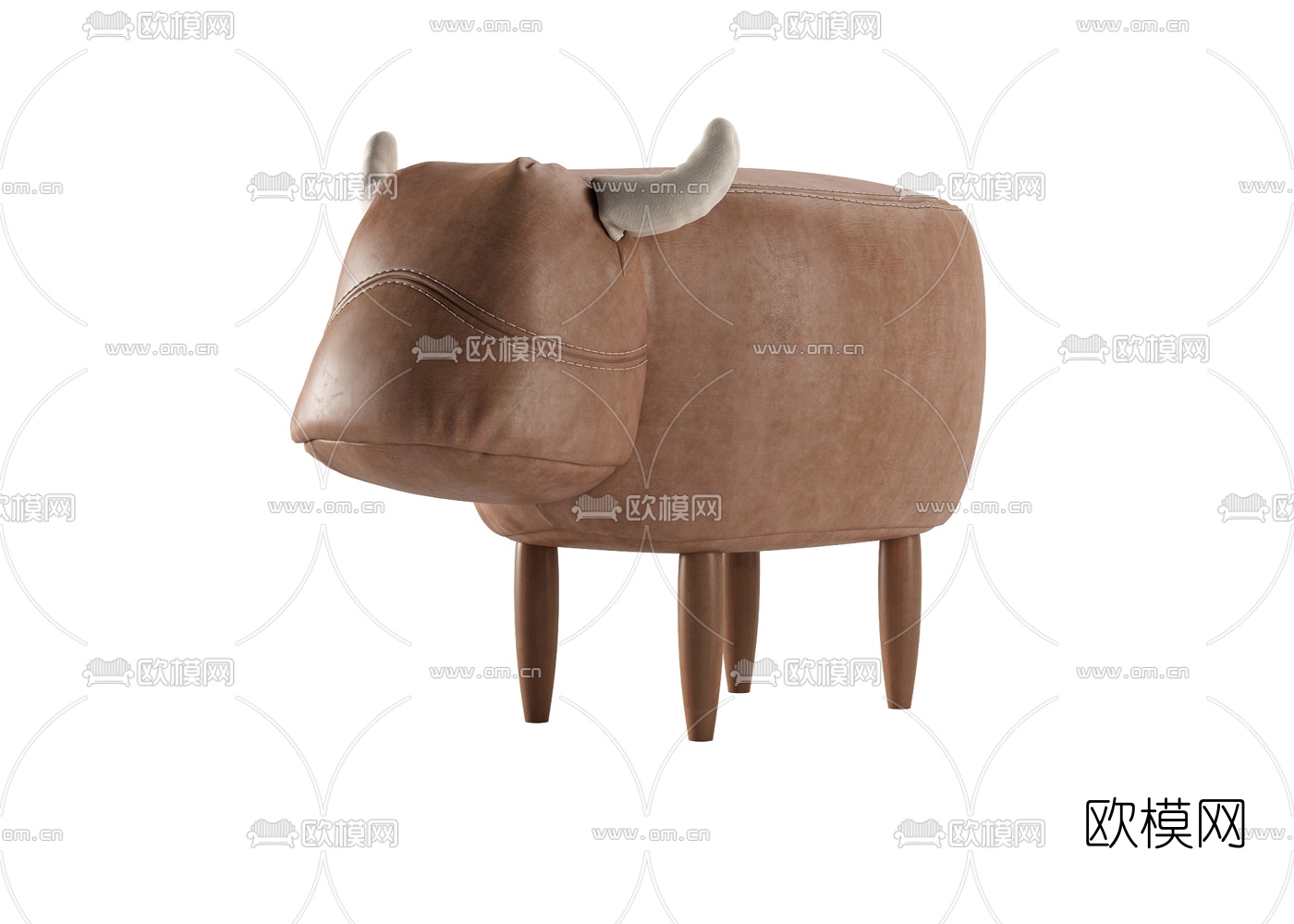 现代卡通儿童凳子3d模型下载