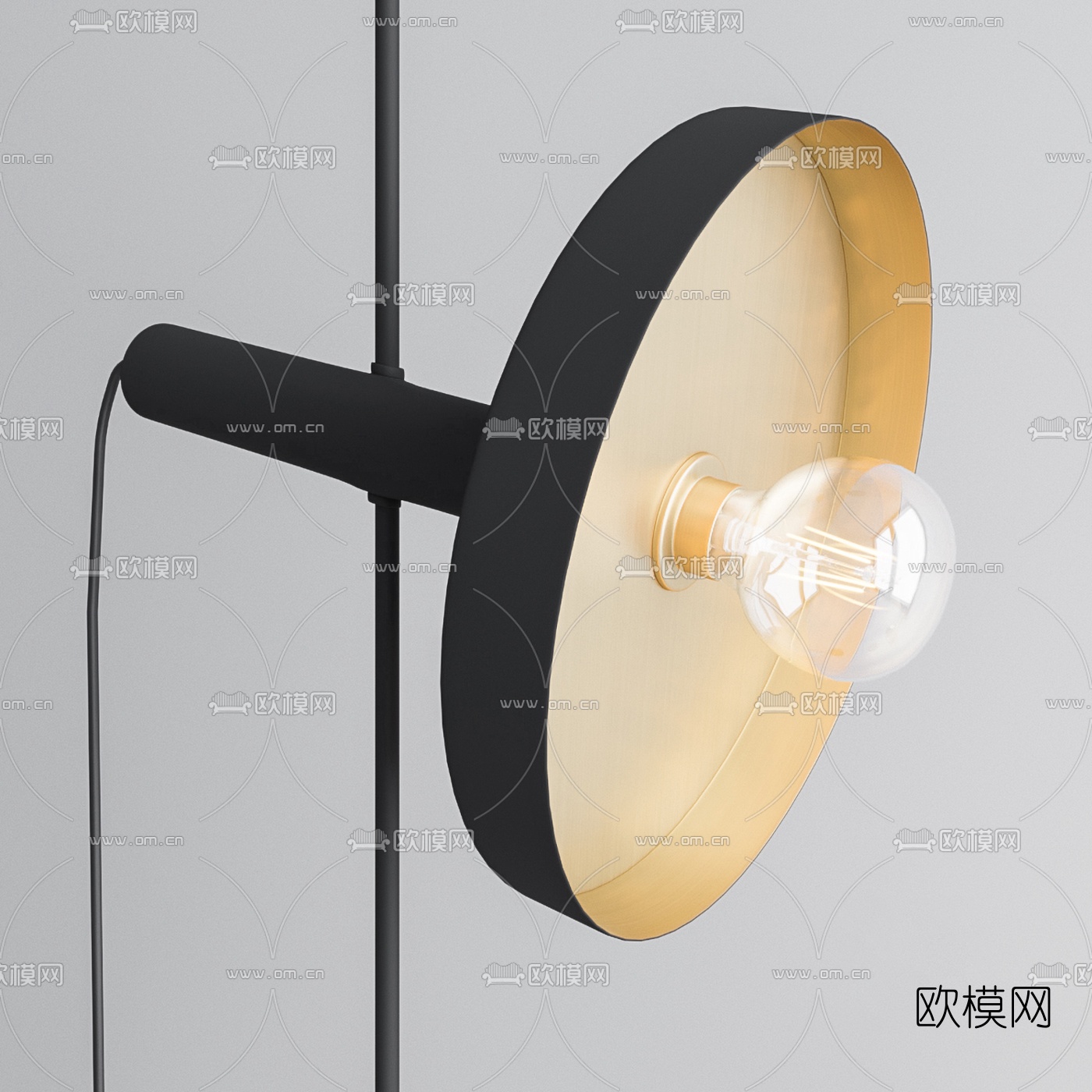 现代简约落地灯3d模型
