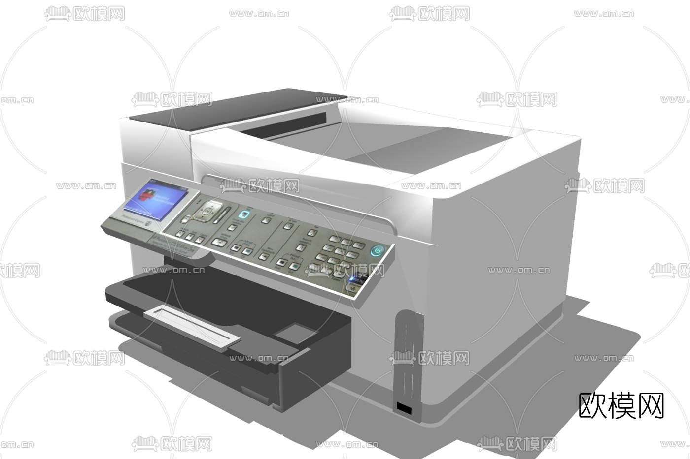现代打印机su模型下载