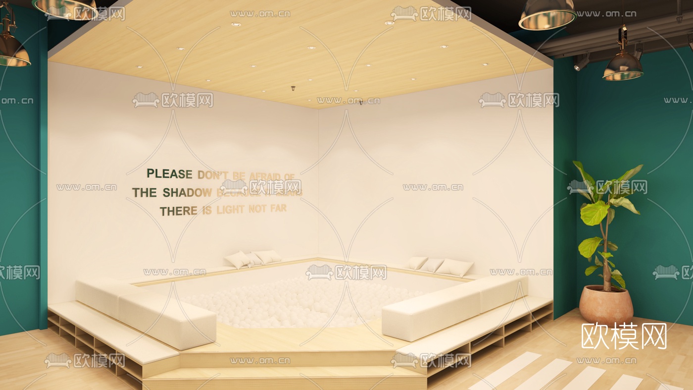 北欧儿童游泳馆免费3d模型下载（渲染图4）