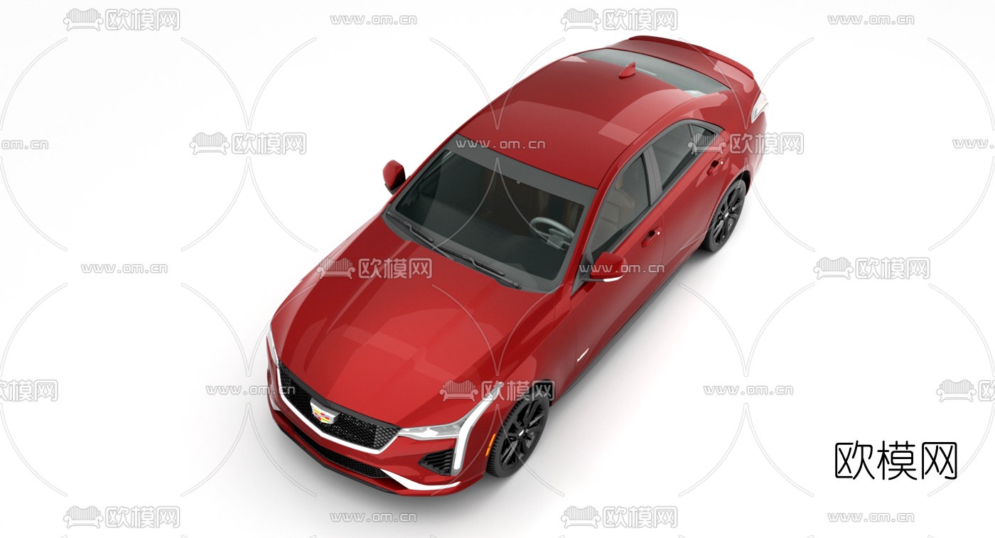 现代凯迪拉克汽车3d模型