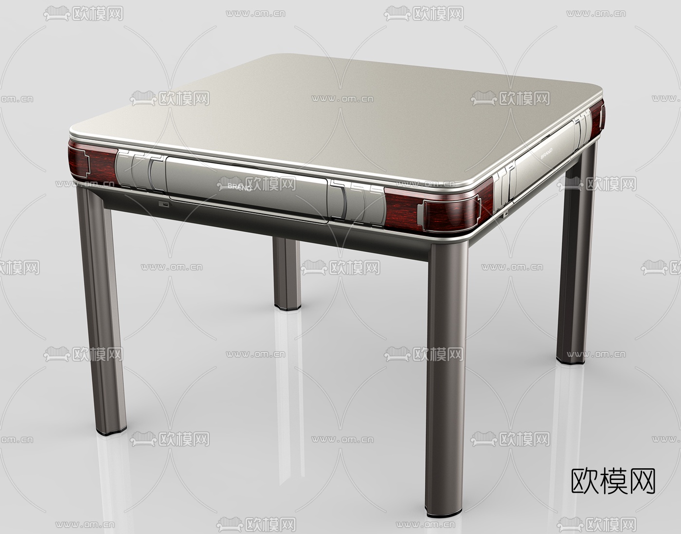 现代自动麻将桌3d模型下载