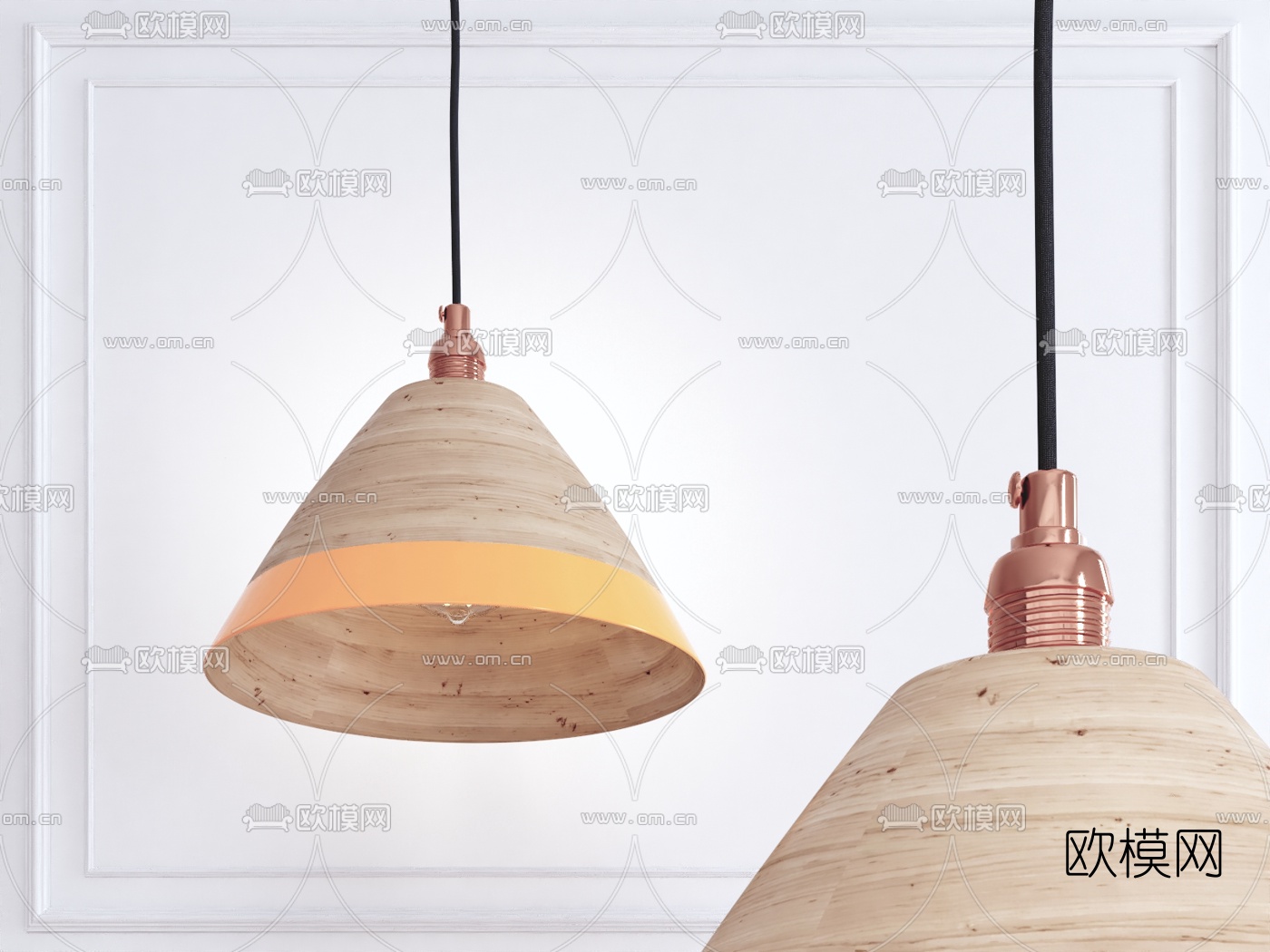 北欧小吊灯su模型下载（渲染图1）