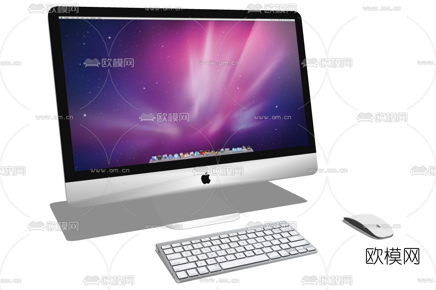现代苹果电脑su模型