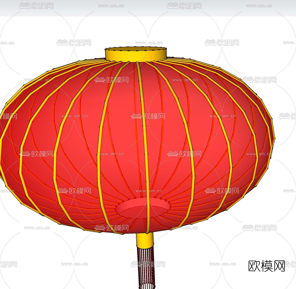 中式灯笼免费su模型下载