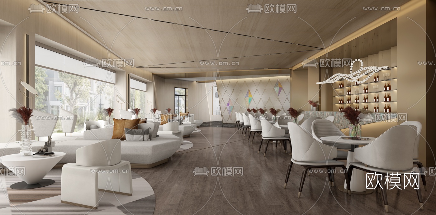 赛拉维设计 弘阳大唐·时光峯汇营销中心3d模型