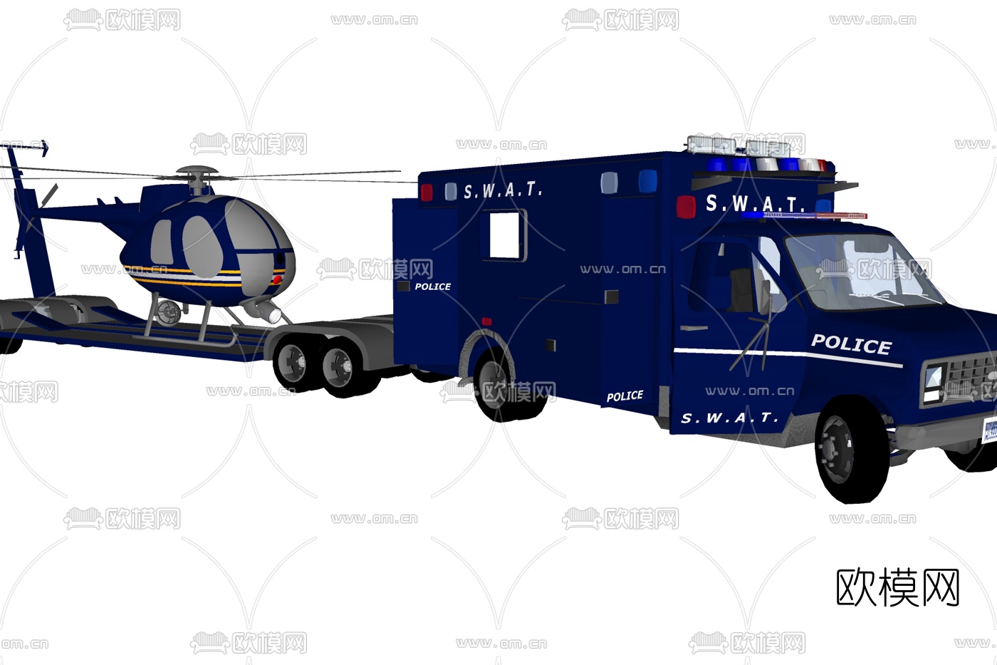 现代汽车直升机su模型下载