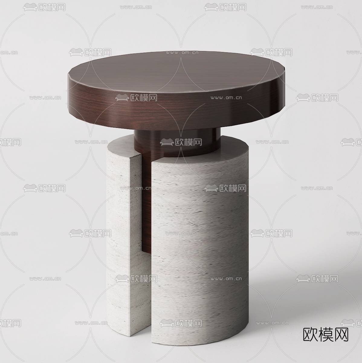 现代简约圆几3d模型