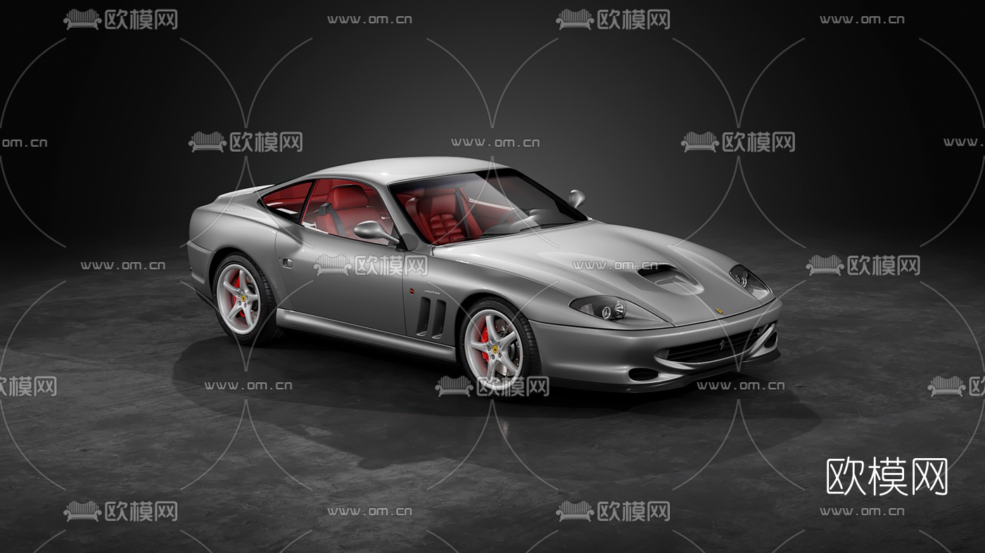 现代法拉利跑车3d模型