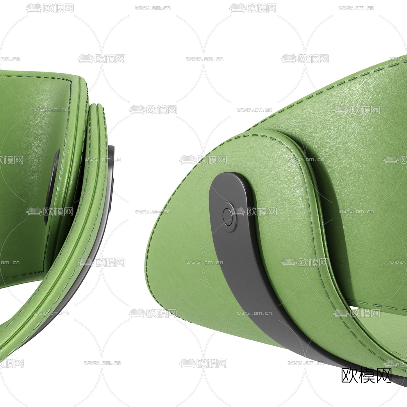 现代吧台椅3d模型