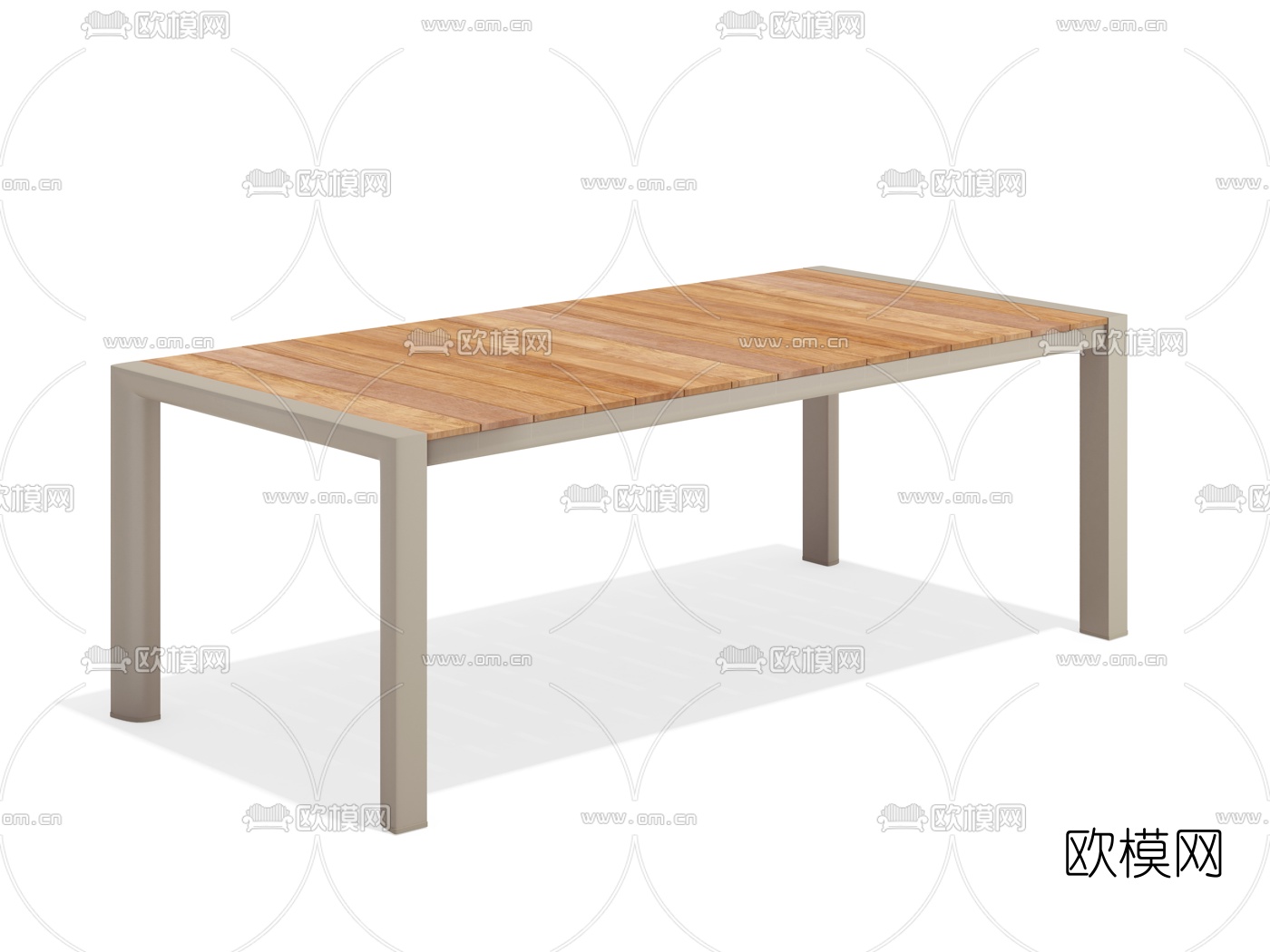 现代户外共用椅免费3d模型下载