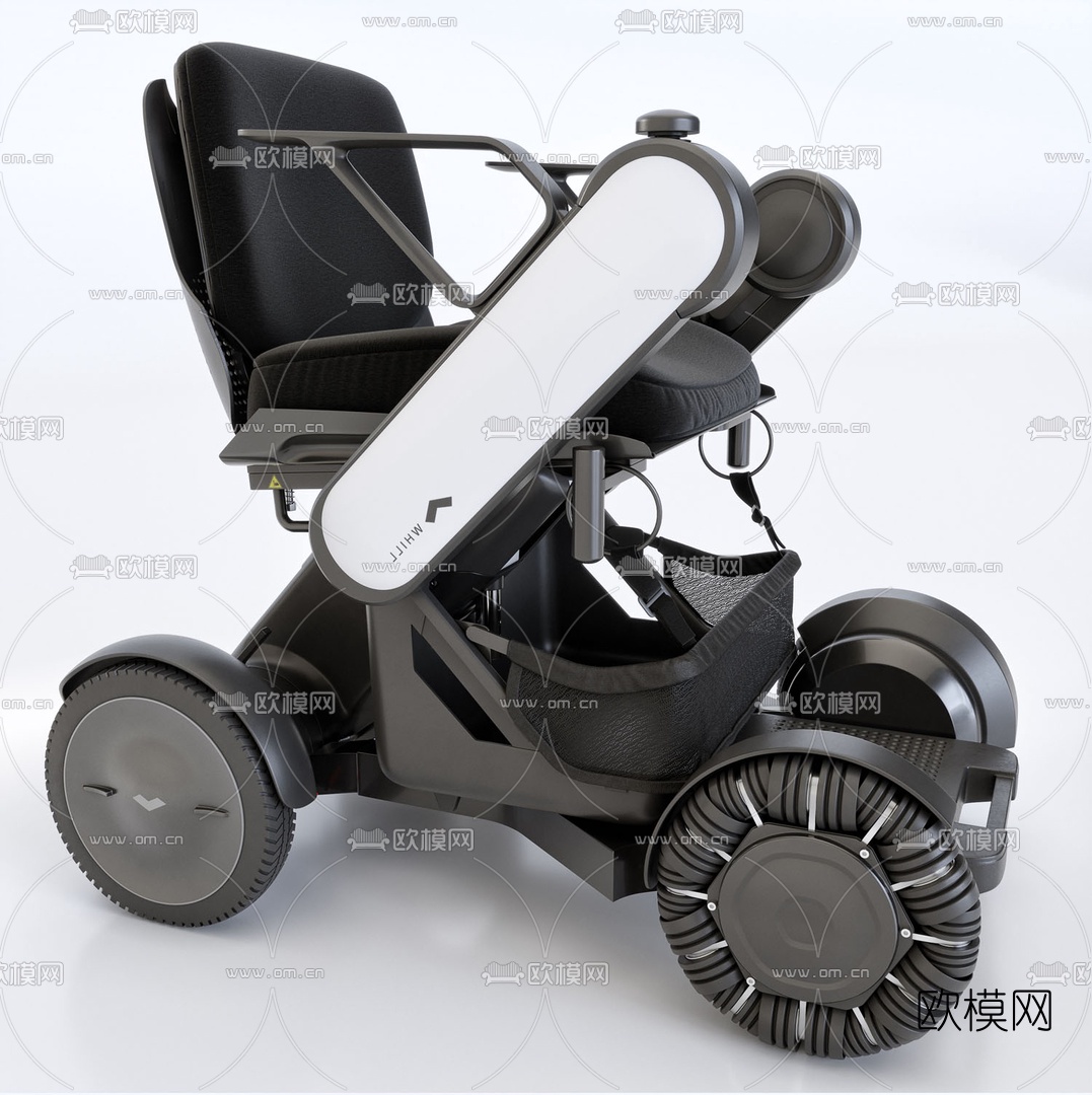 现代电动轮椅3d模型下载（渲染图5）