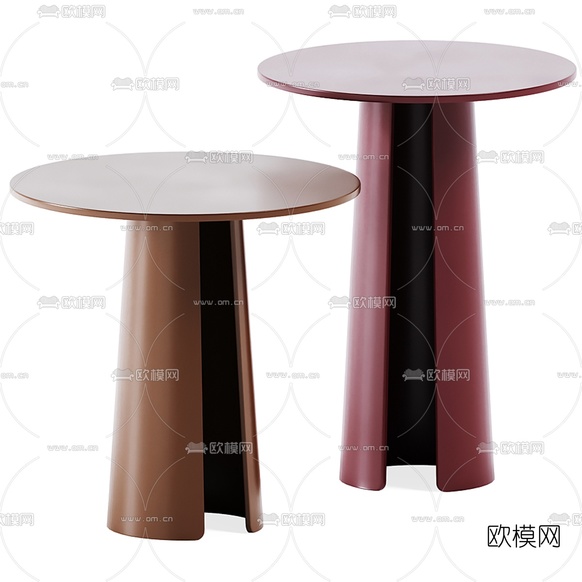 现代边几角几3d模型下载(渲染图1)