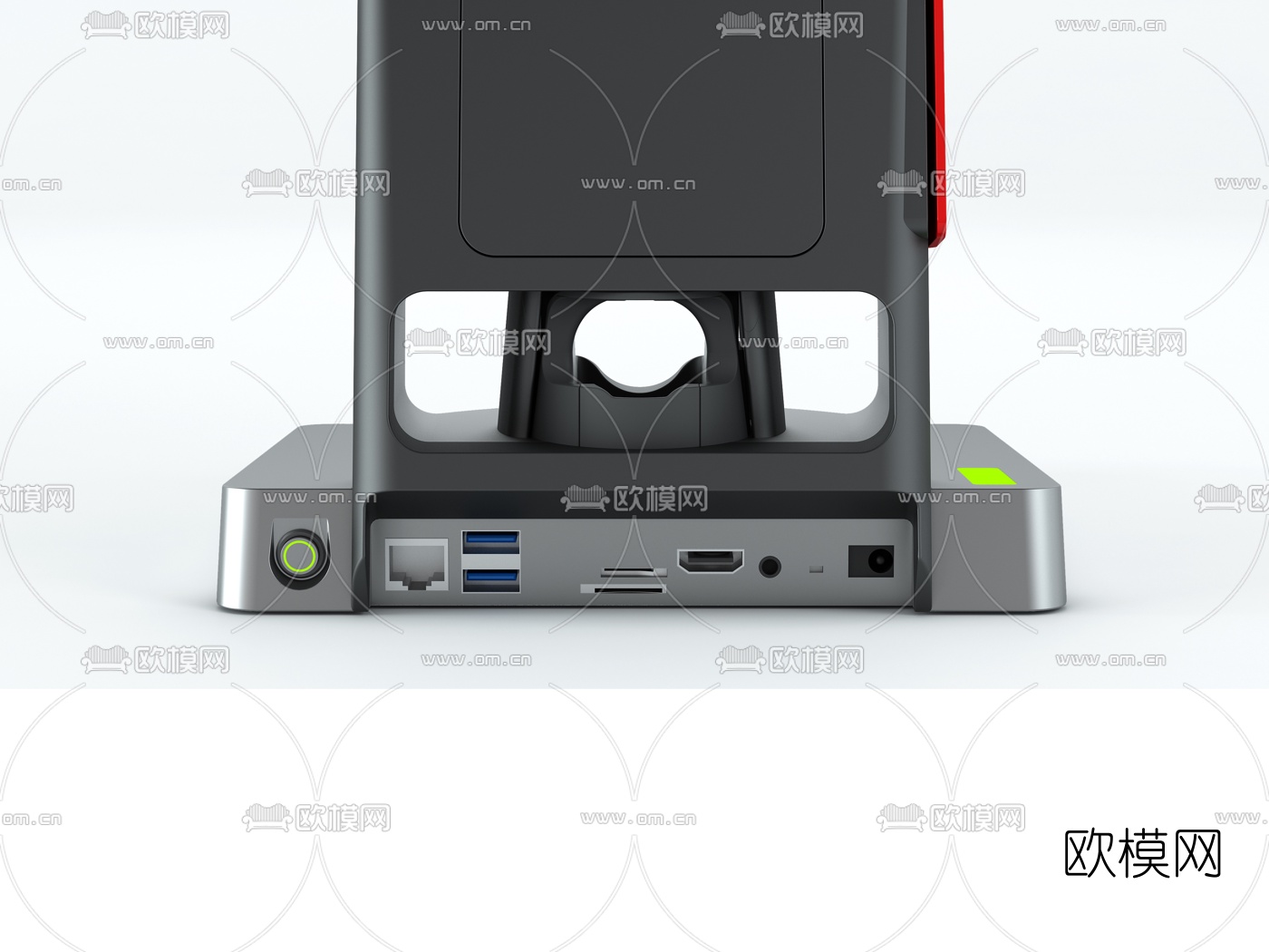 现代自助收银机3d模型下载（渲染图4）