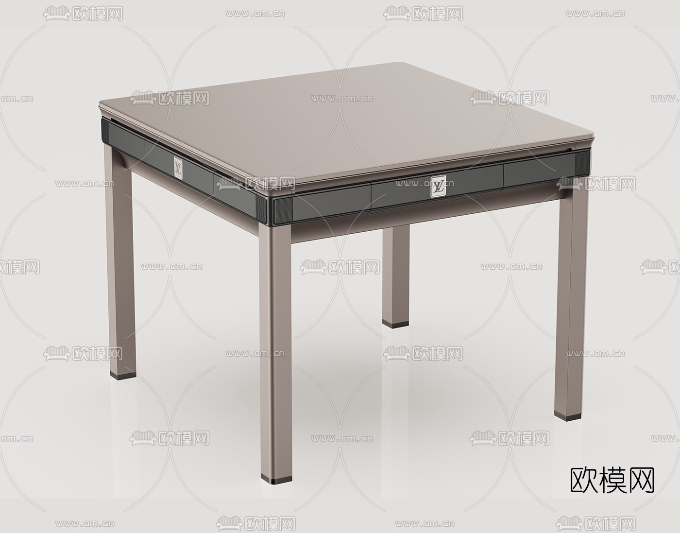 现代麻将机3d模型