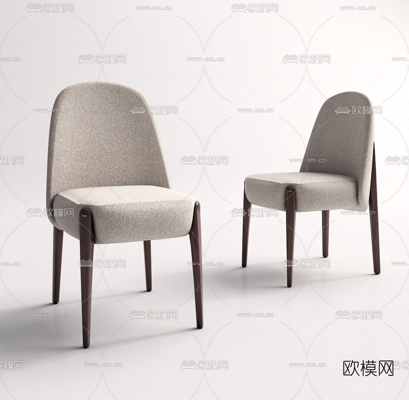 现代单椅3d模型