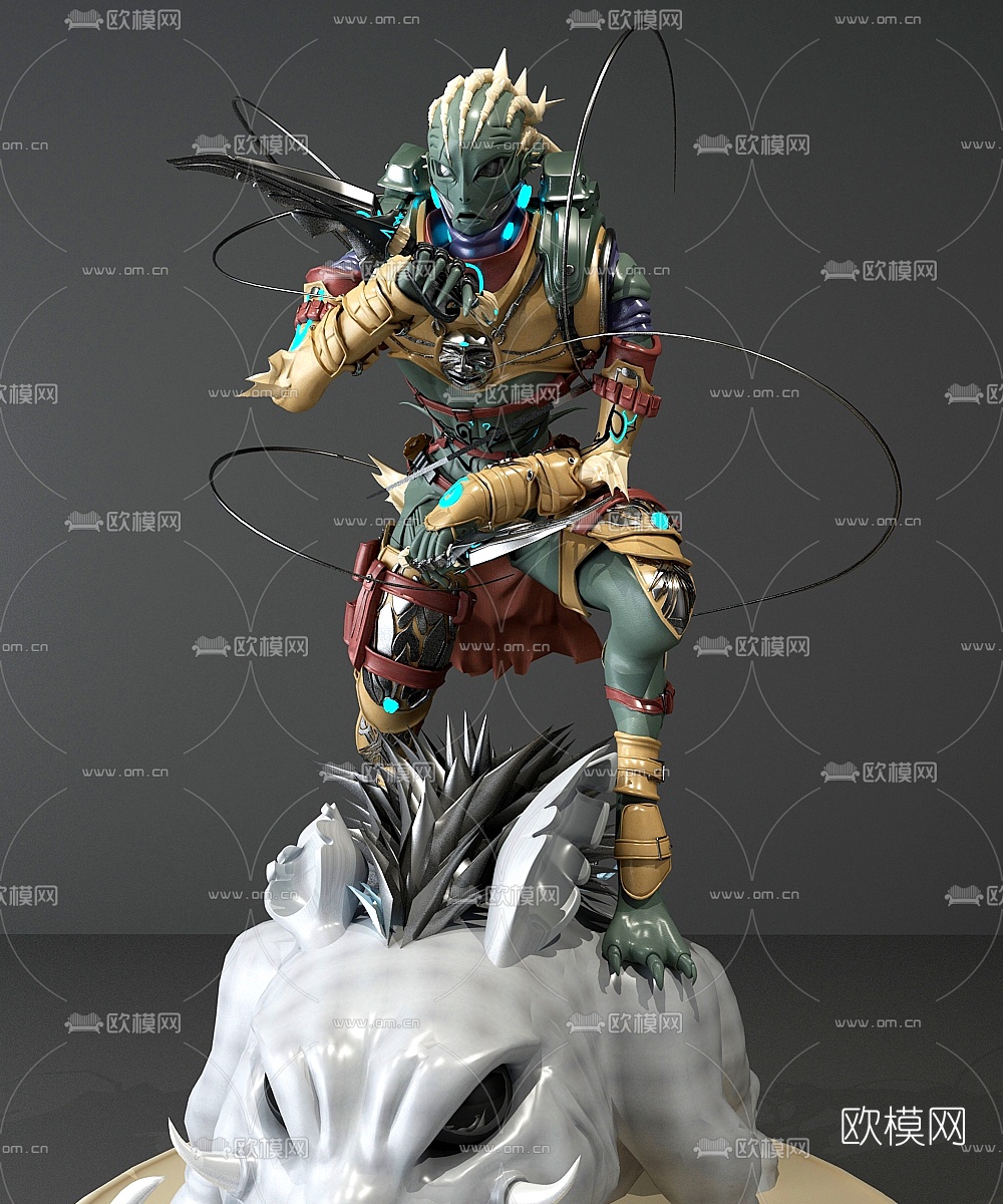 现代星战人偶玩具手办3d模型下载