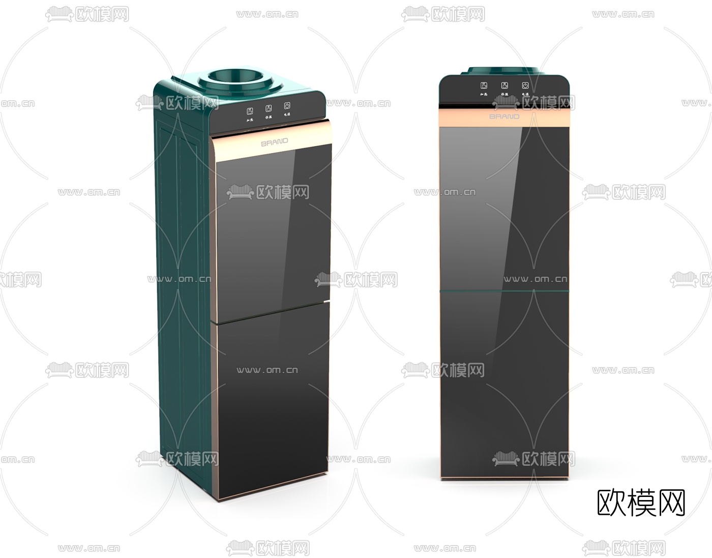 现代饮水机3d模型下载