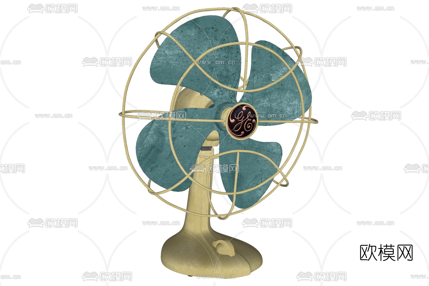 现代电风扇su模型下载