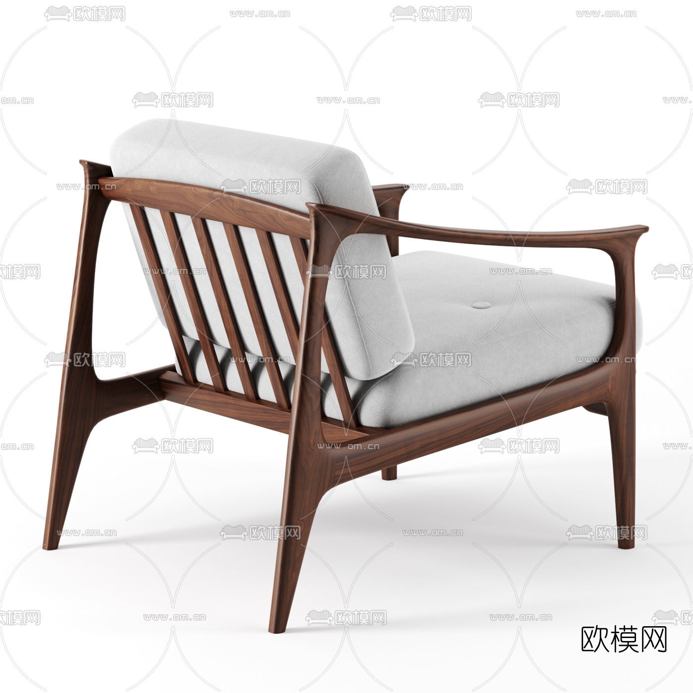 新中式休闲沙发3d模型