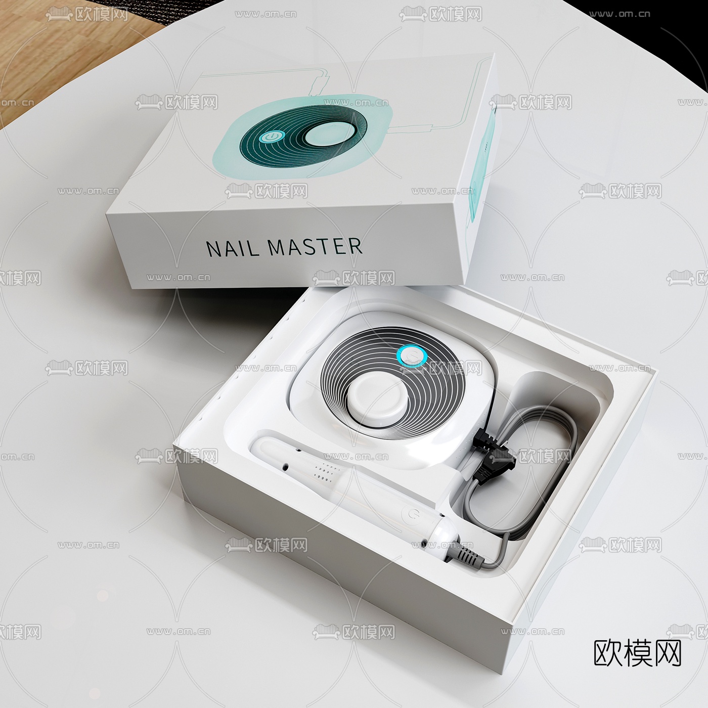 现代指甲打磨器3d模型