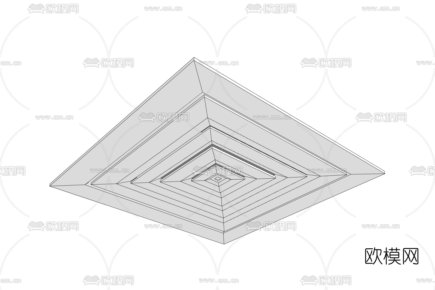 现代排气扇免费su模型
