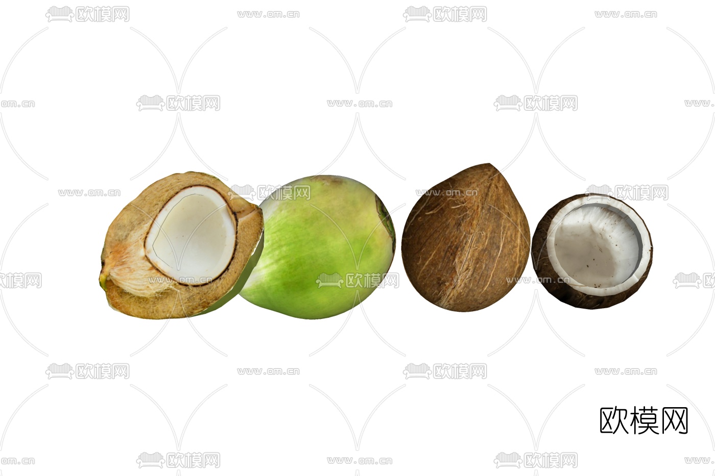 现代椰子su模型下载