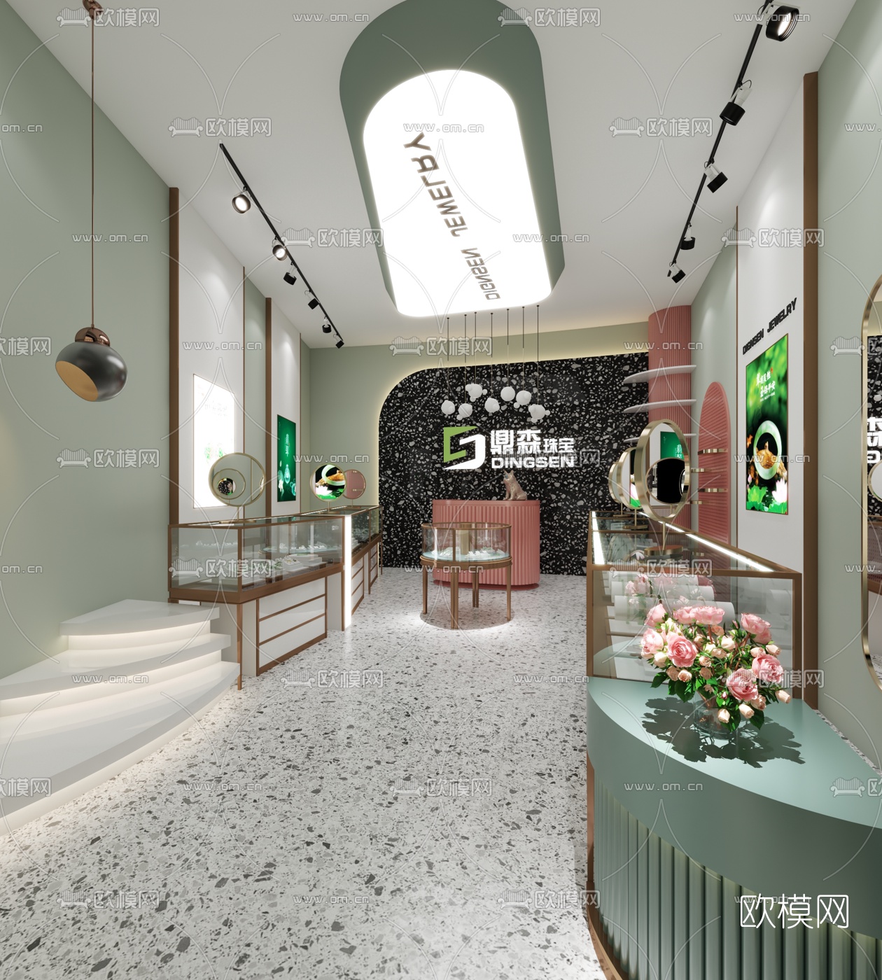 北欧珠宝店3d模型下载（渲染图1）