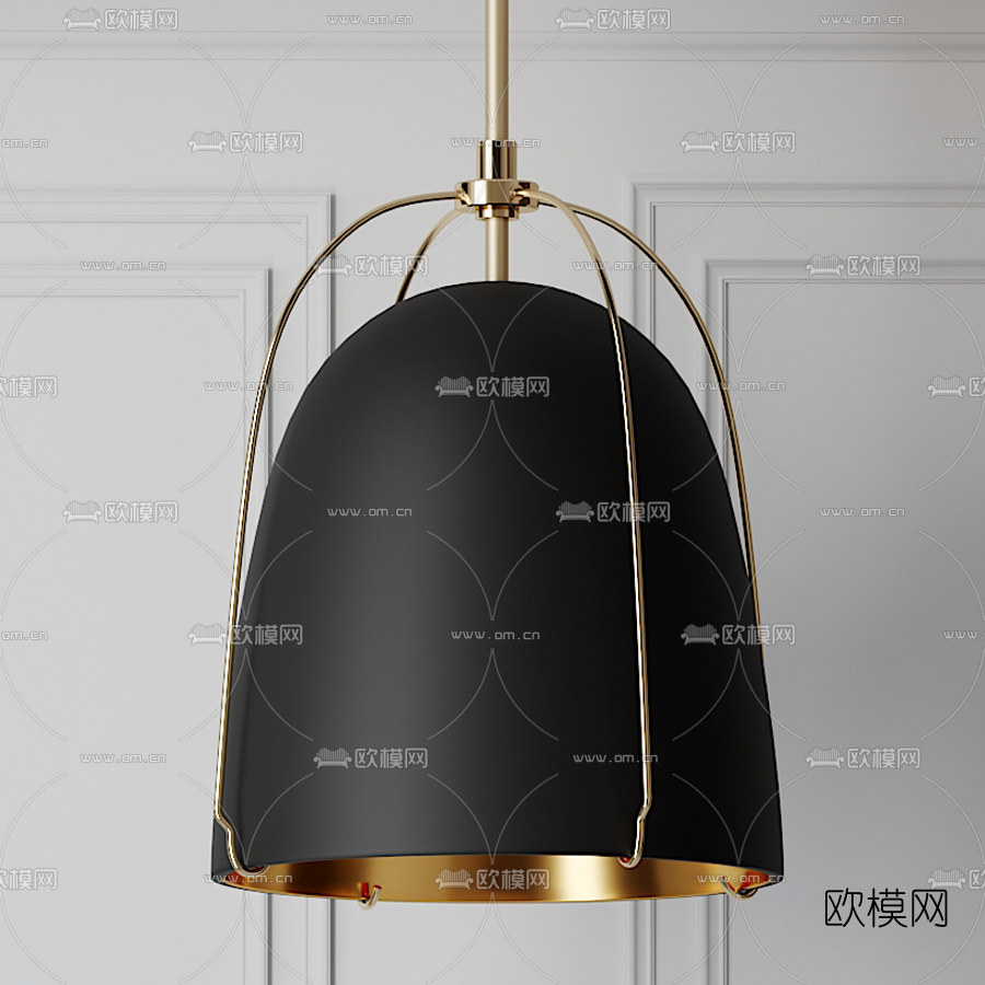北欧小吊灯3d模型