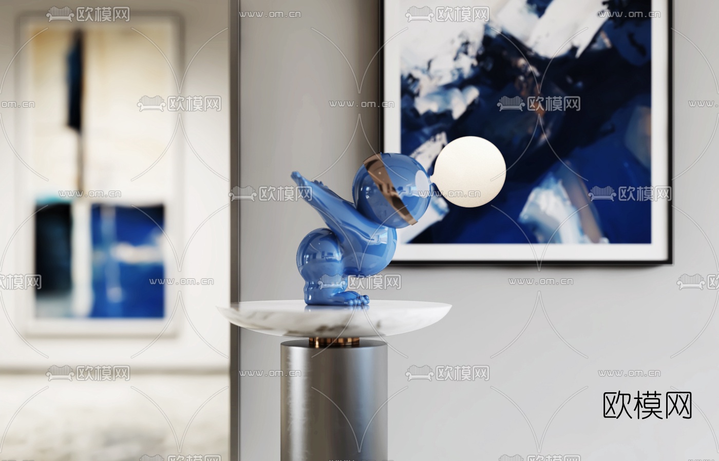 现代客餐厅3d模型