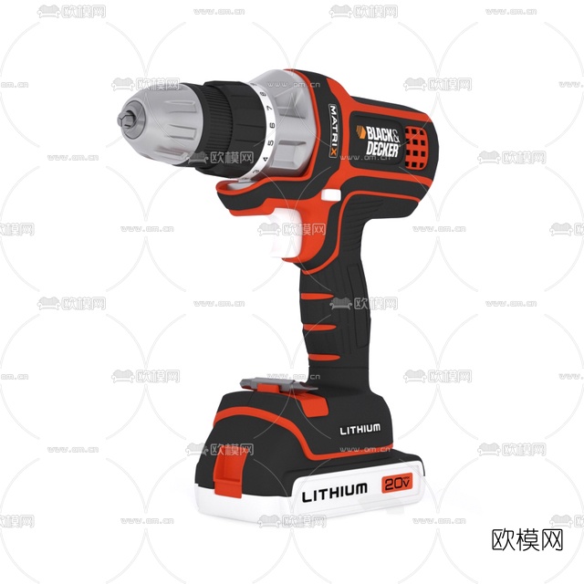 现代手持电转机免费3d模型