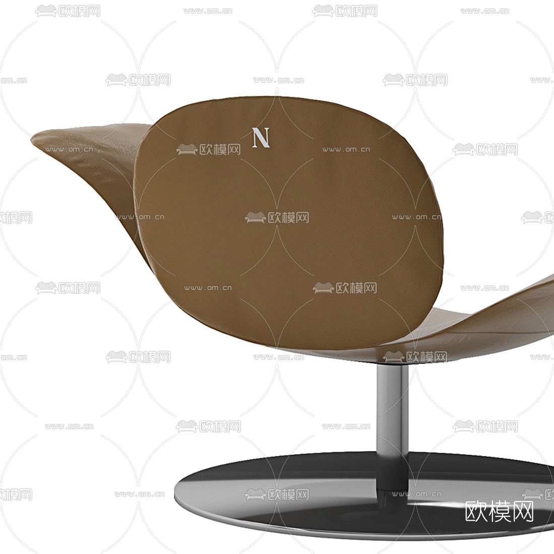 Natuzzi 现代皮革躺椅3d模型